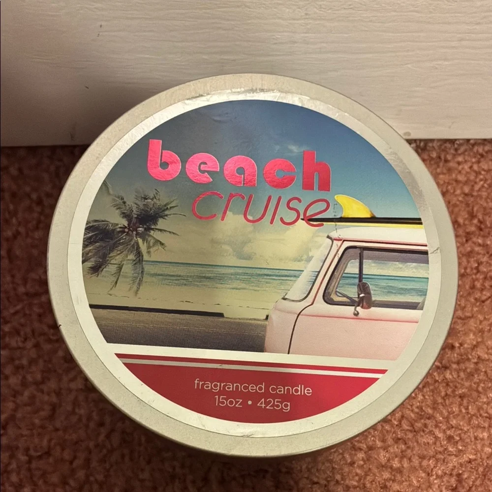 Beach Cruise Blue Scented Candle - Picture 3 of 6